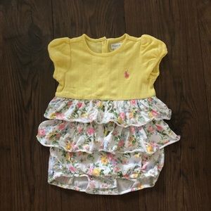 Ralph Lauren floral ruffled romper